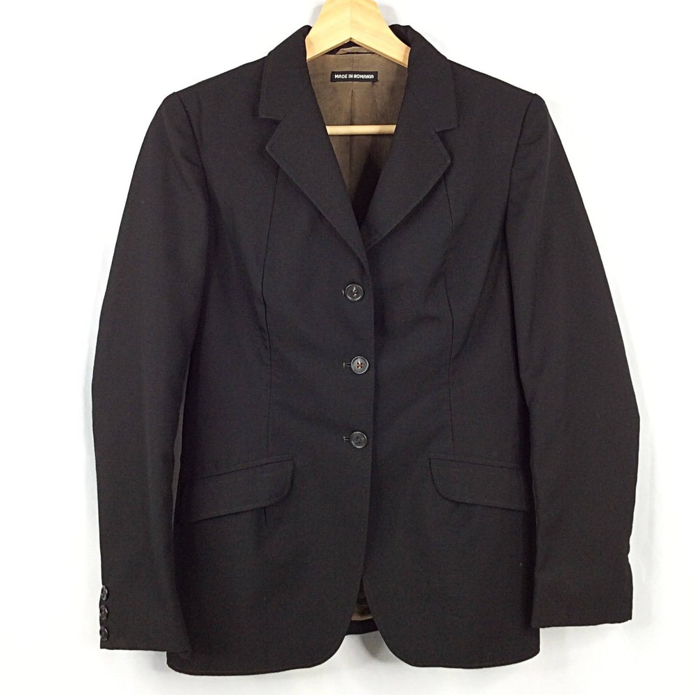 Equestrian Correct Riding Apparel Show Blazer Jacket Women's 10R Black